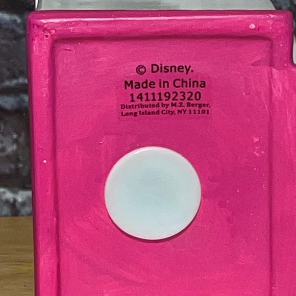 Disney Frozen Anna & Elsa Ceramic Castle Coin Piggy Bank w/Plug - Picture 8 of 8